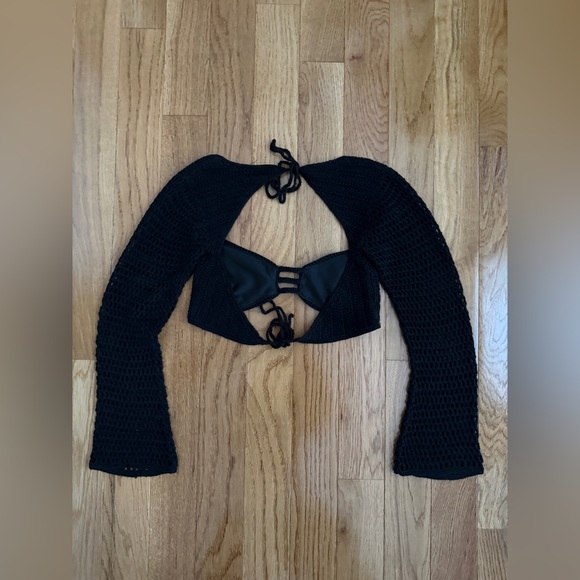 TIGER MIST Black Macauley Crochet Top - Picture 5 of 5
